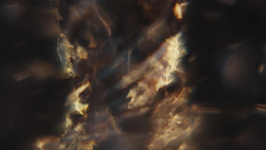 Abstract gold cyclone movement