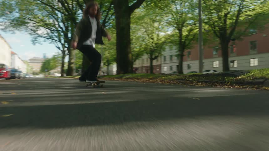 Two males skateboarding
