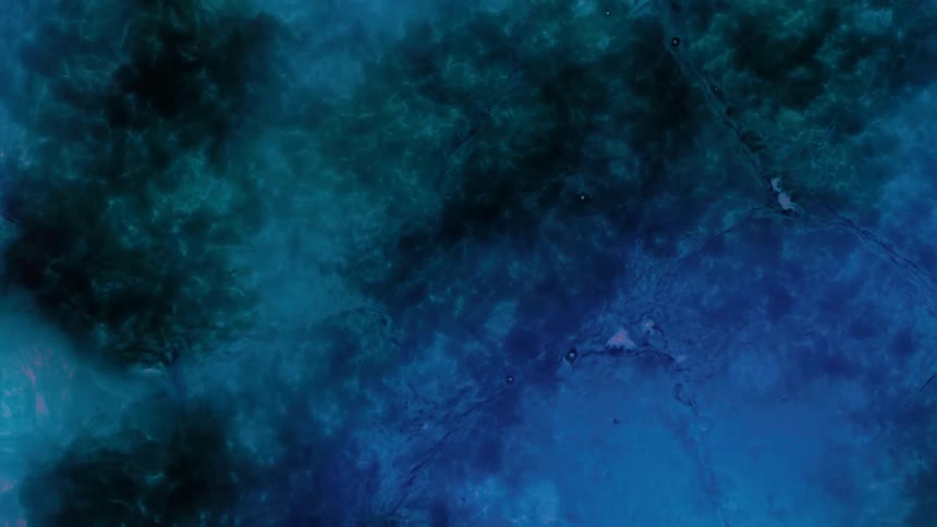 Abstract bluish fluid in slow motion