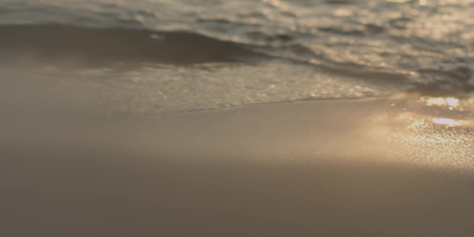 Sunshine glistens off of flowing water