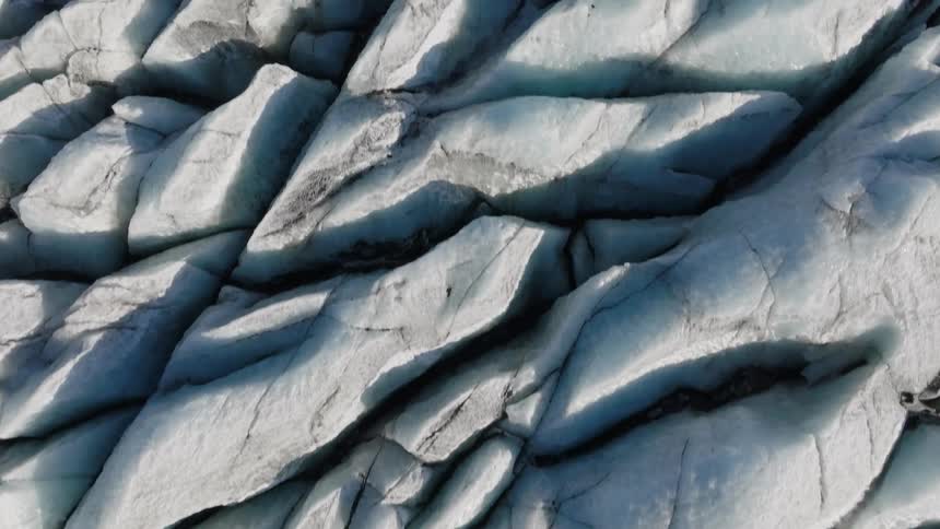 The area is covered with ice