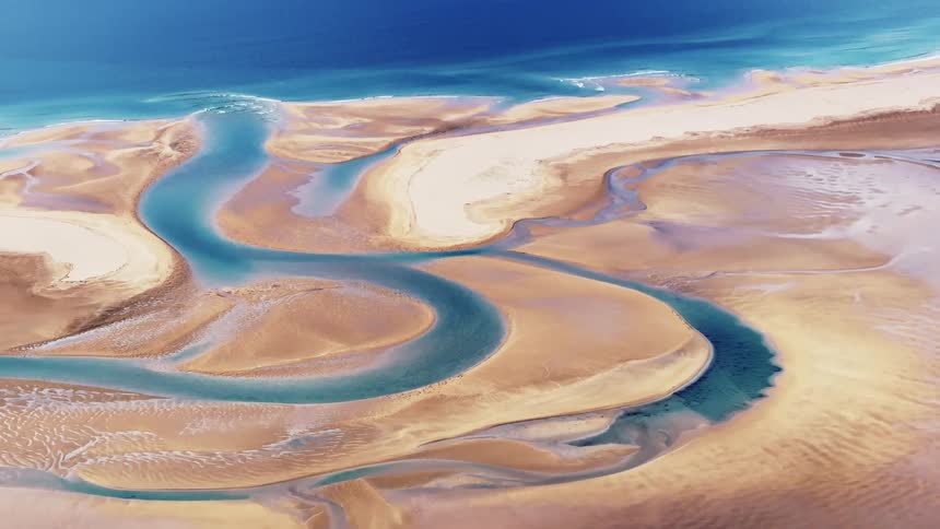 The islands are surrounded by ocean water