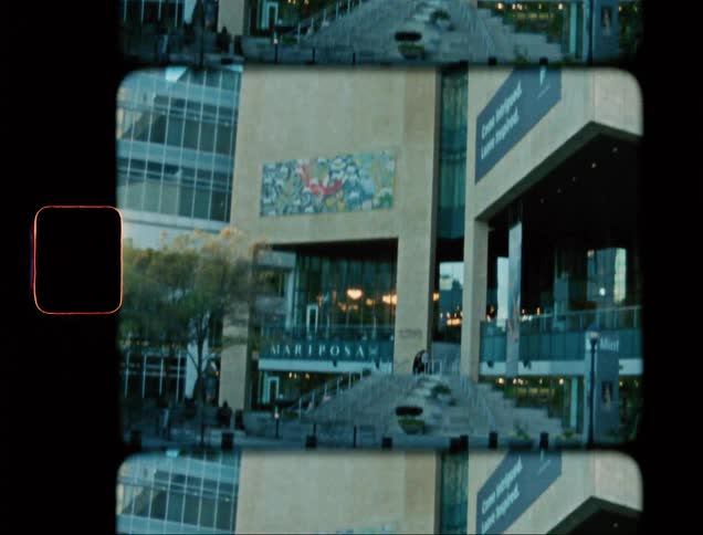 Urban archiecture caught on vintage film