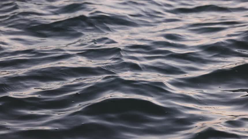 Small waves on the surface of water