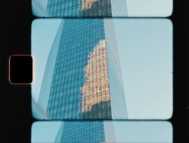 Outside of a skyscraper building at midday