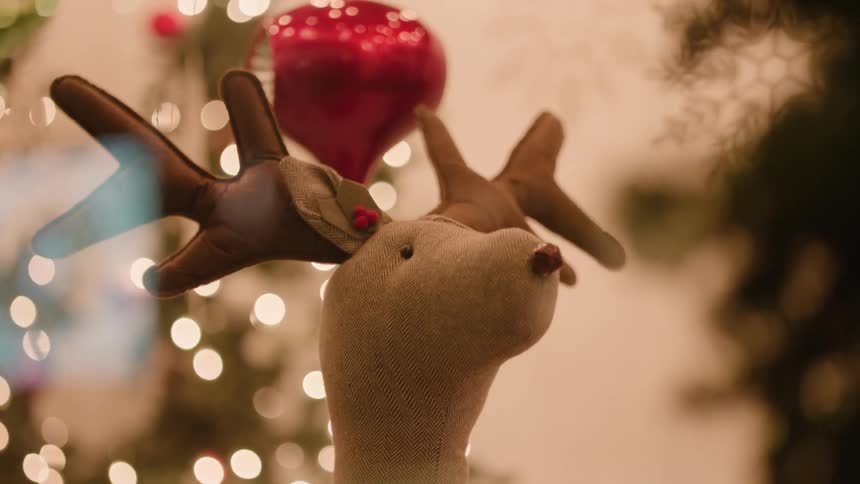 Christmas decorations are all over
