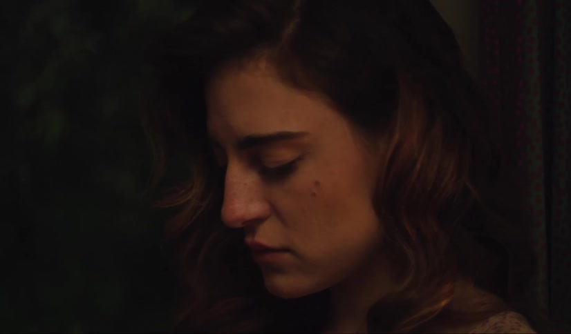 Close up of a sad beautiful woman