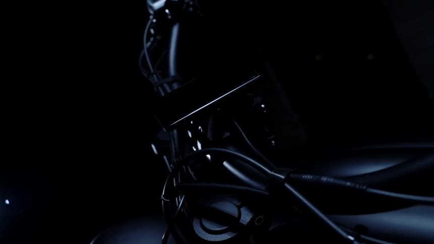Close up of a bicycle display and handlebars