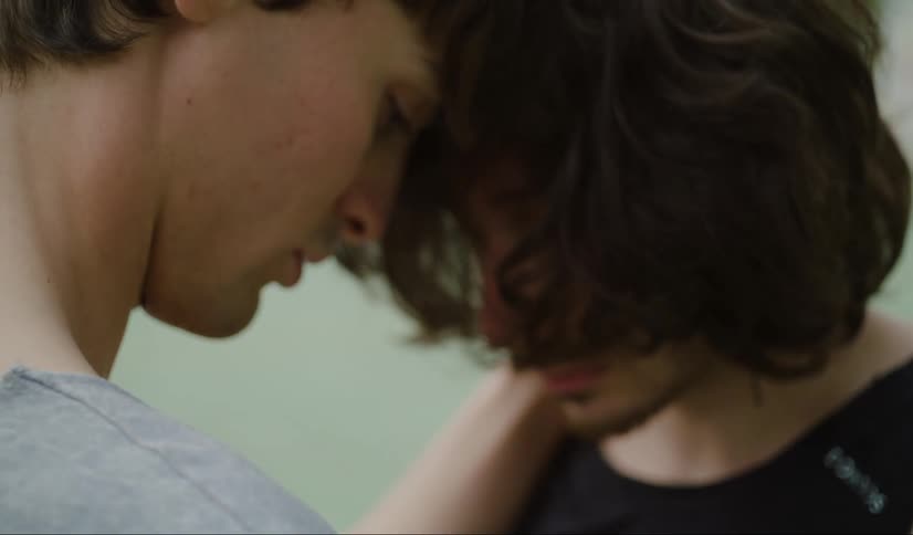 Young couple console each other