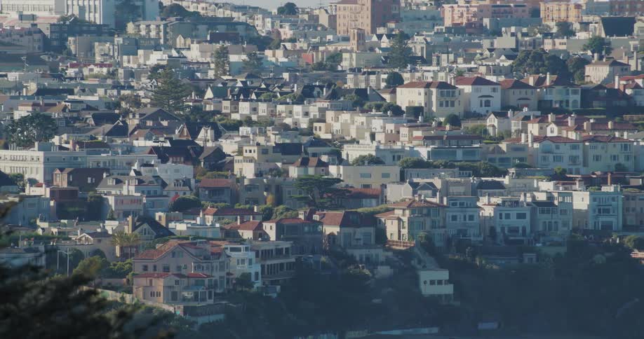 The town is full of many homes