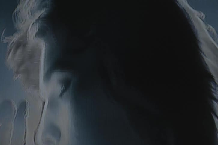 Closeup of a thoughtful young womans face