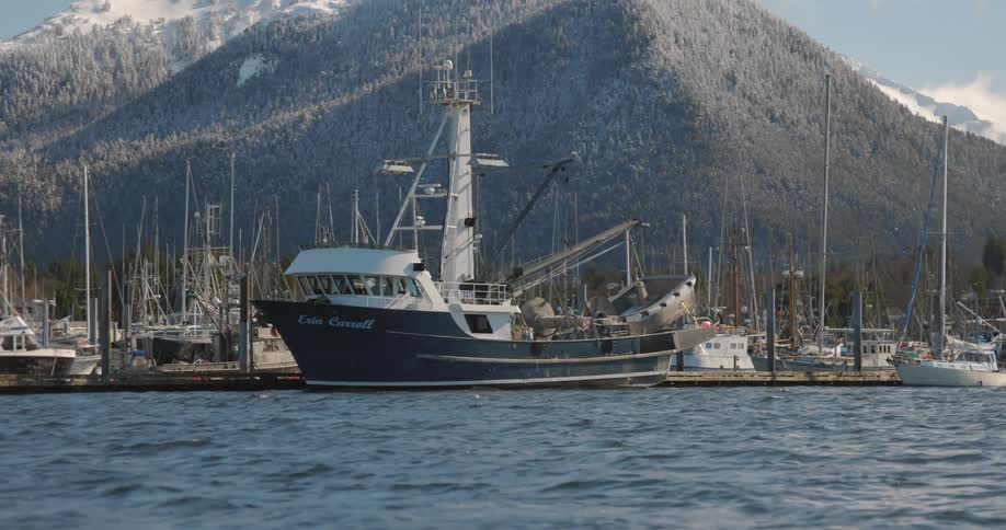 Boats docked in Sitka Alaska