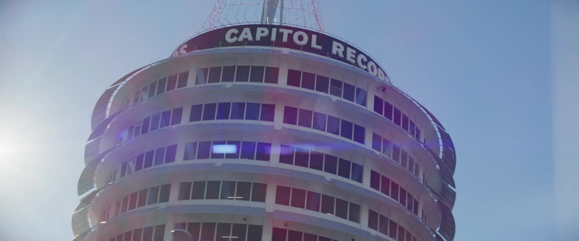 The capitol records building is in the city