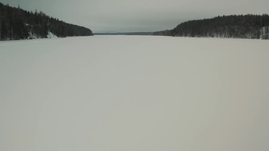 A snow covered field
