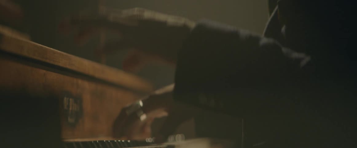 A pianist is playing a song