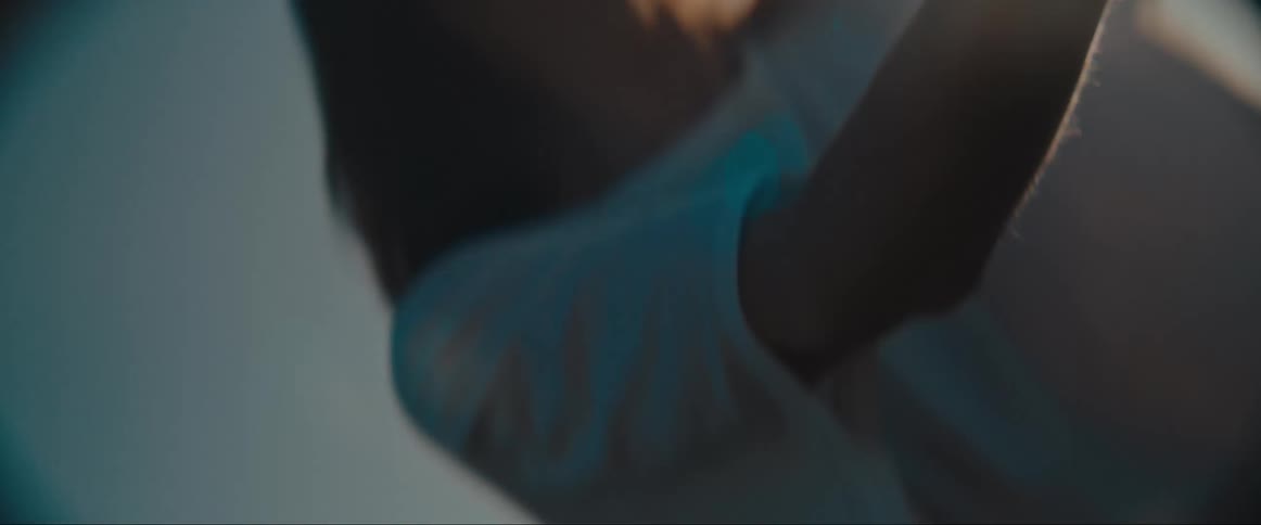 A woman is dancing outside