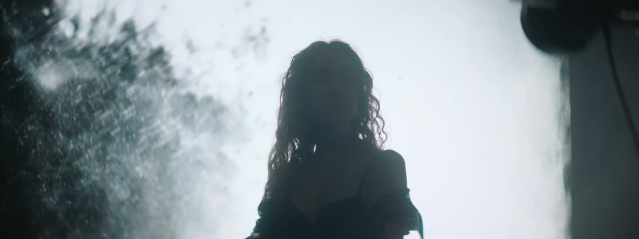 A clip of a model posing for some portraits
