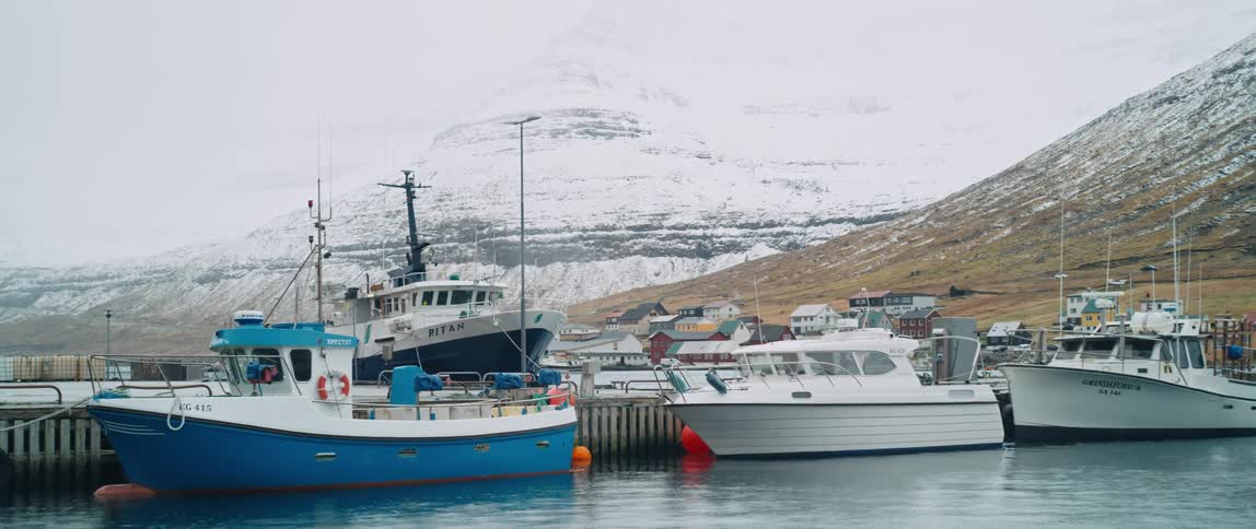 A pier in the Faroe Islands