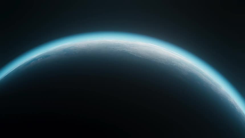 The planet gets covered in darkness
