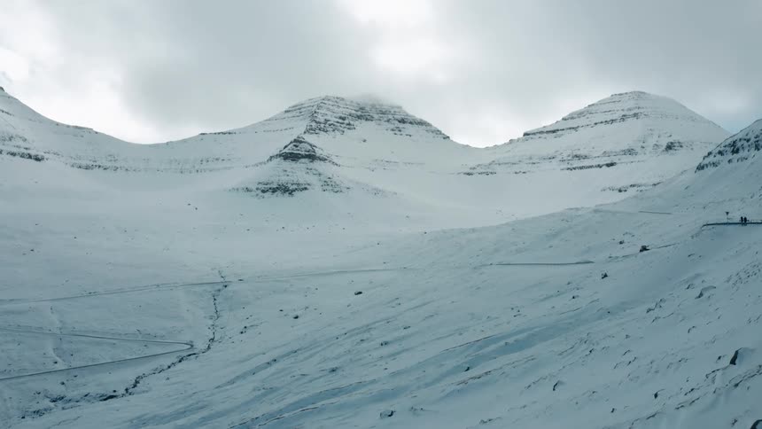 A region with huge icecovered mountains