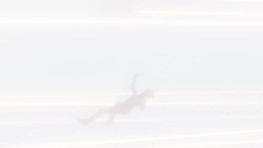 Digital art of a character falling from the sky in flames