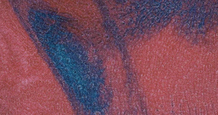 Abstract pink and blue glowing fluid