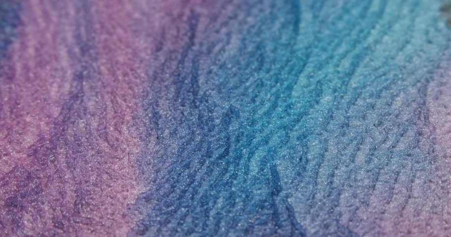 Bright blue and purple sea fluid art