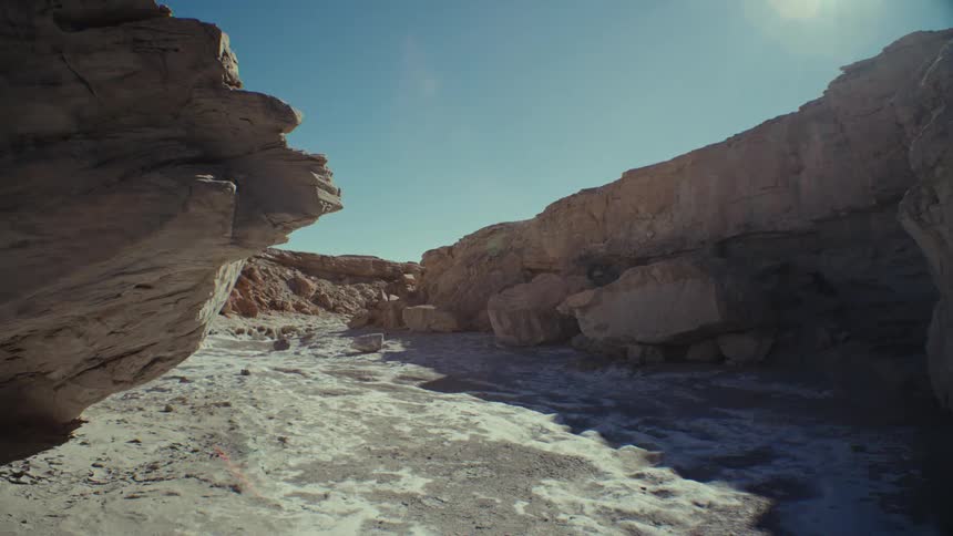 A rocky desert landscape
