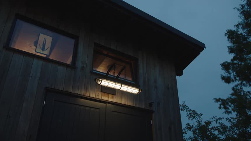 An outside clip of a building