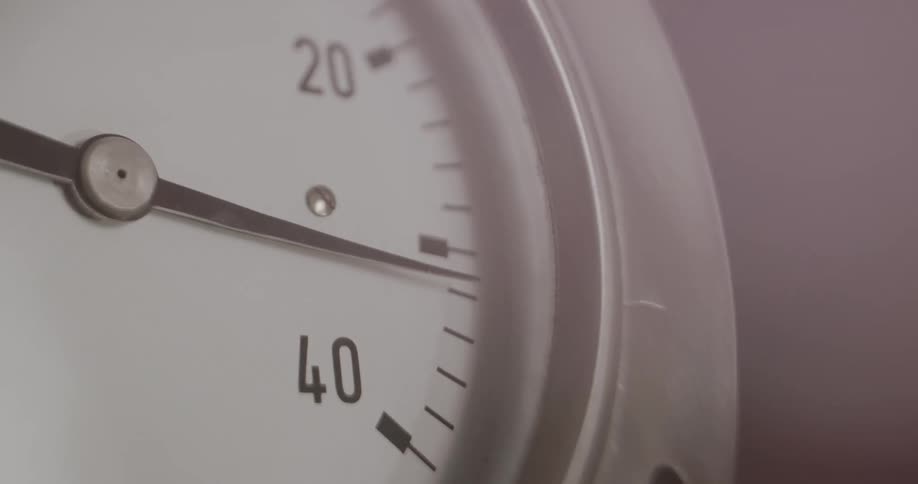 A clock hand rotating between numbers