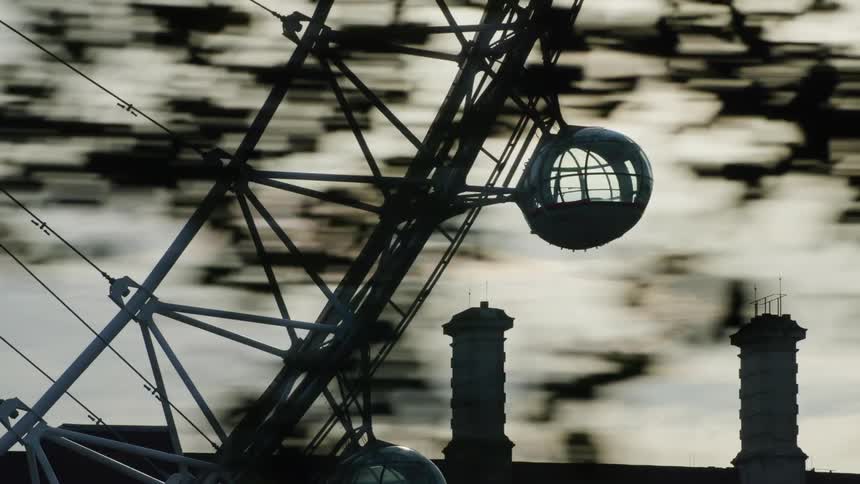 View of a ferris wheel in london