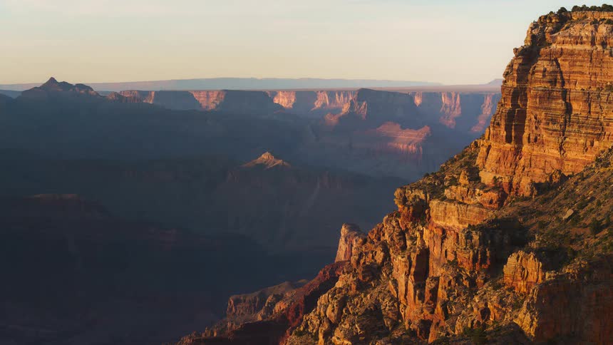 Fog is all around the canyon