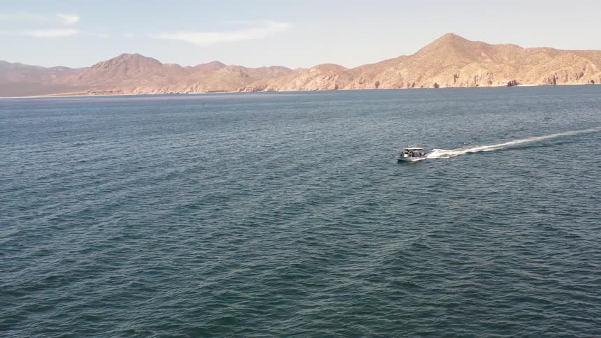 A clip of a yatch sailing the sea