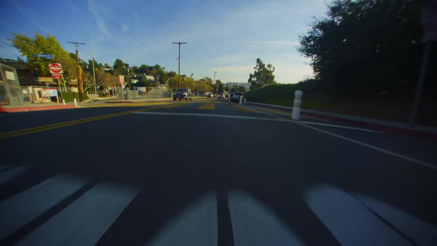Vehicles travel on the road