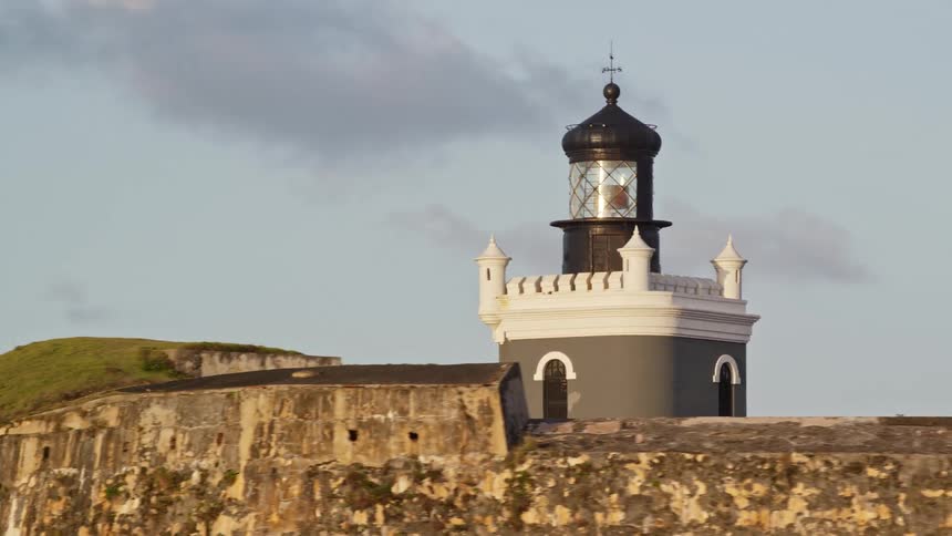 Fort in a castle with a watchtower