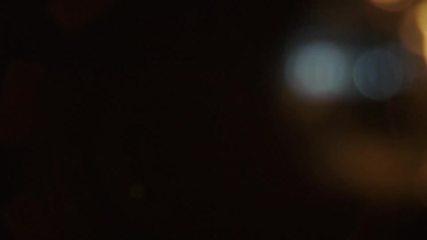 Blurry video at night depending on small reflections of lights