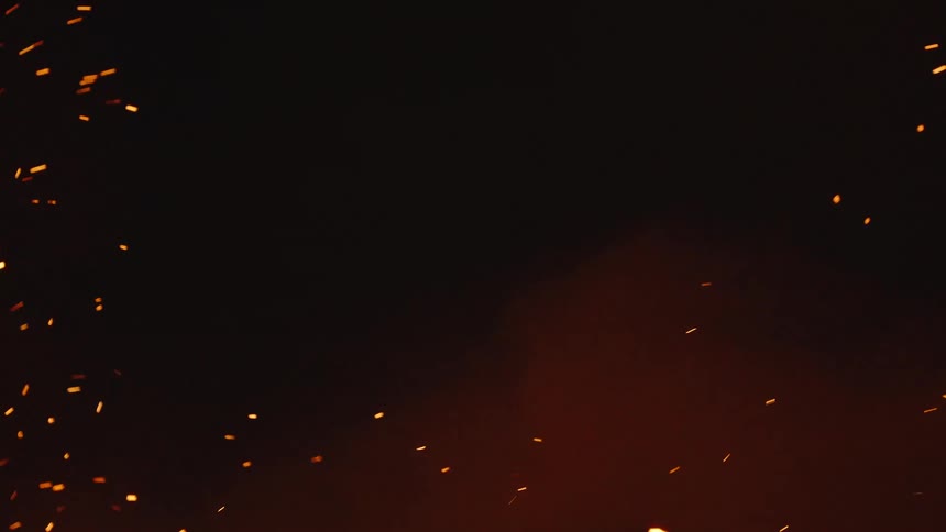 A fire is giving off lots of smoke
