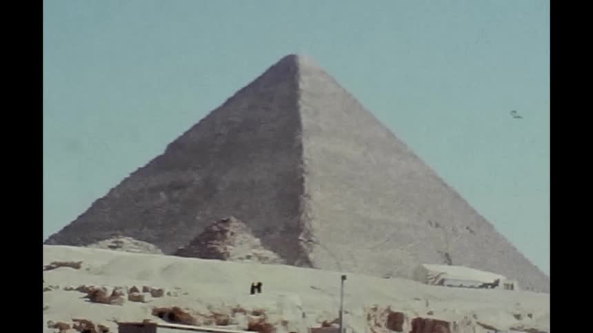 People are touring the pyramid