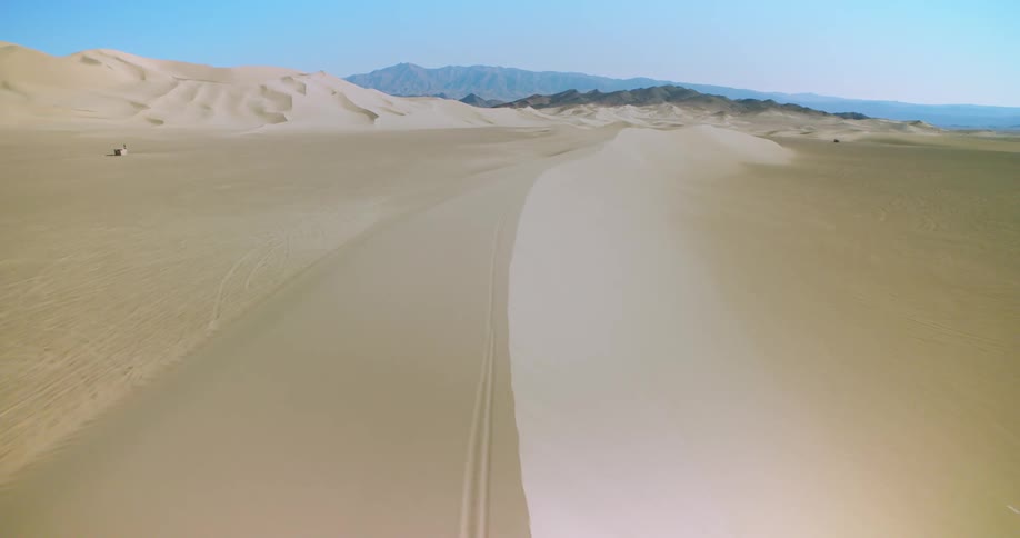 Natural landscape from dunes to the desert