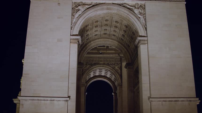 The arc de triomphe in paris