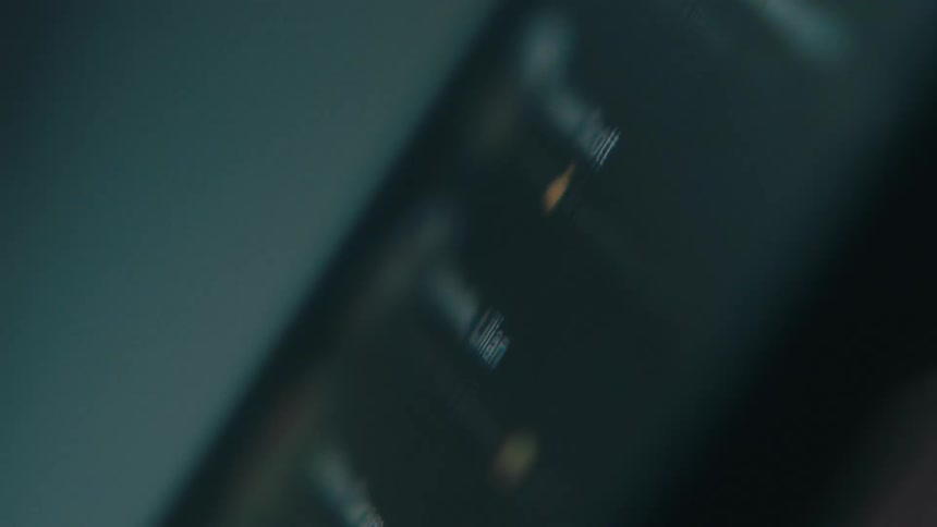 List scrolls upward against dark background of device display
