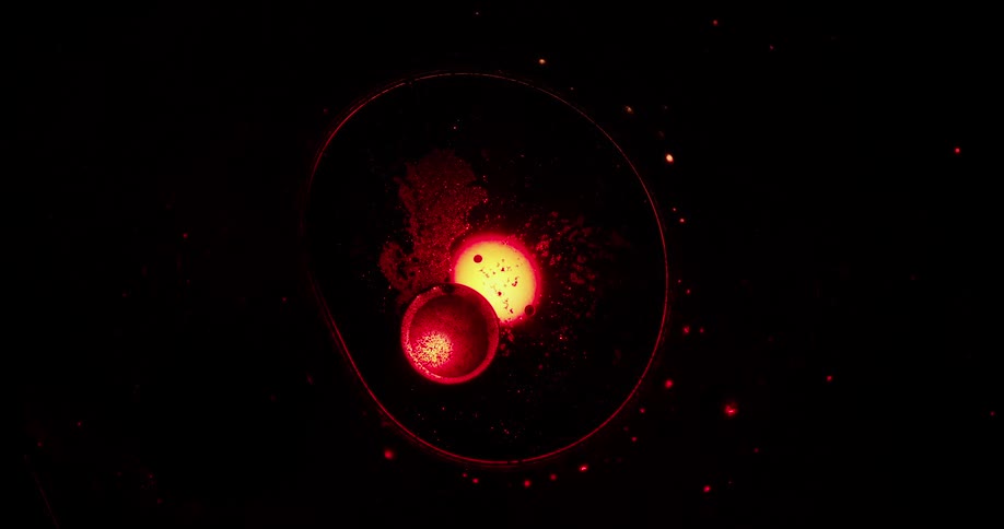 An abstract clip of the sun