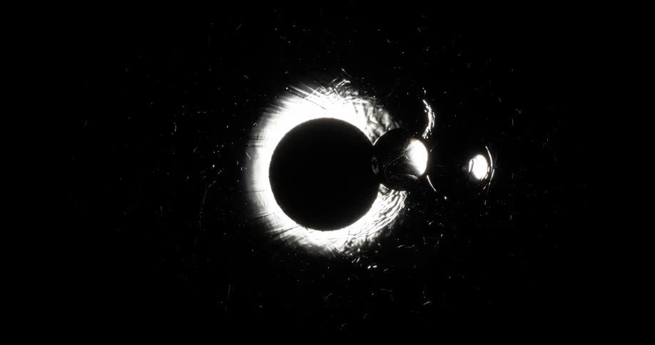 A special effect to recreate an eclipse