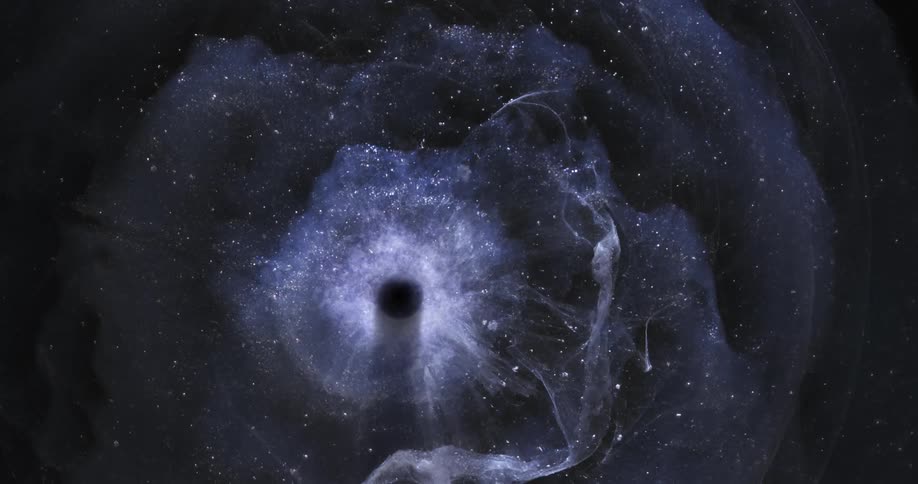 A bright nebula in the starry universe