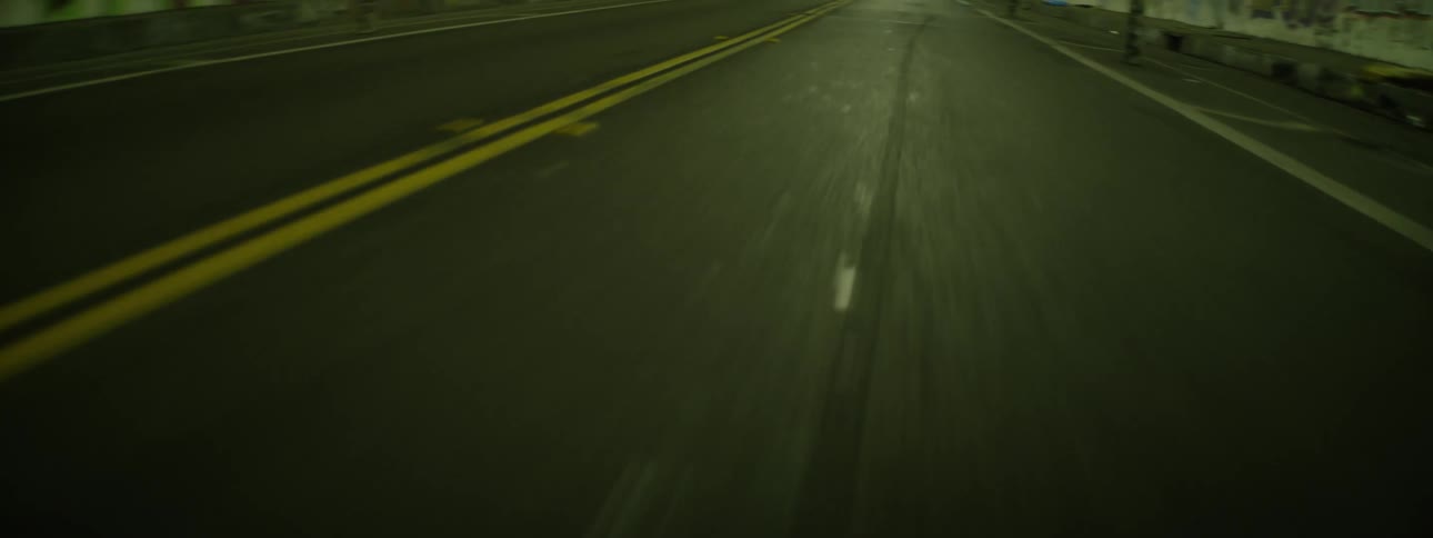 Closeup of the surface of a deserted city street