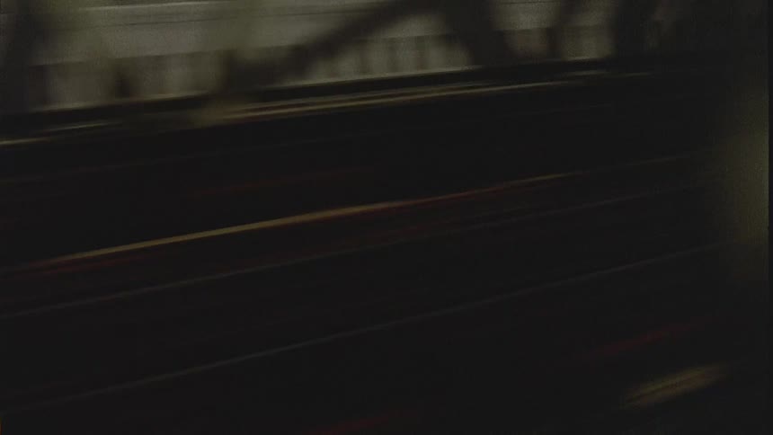 A train moving down the tracks