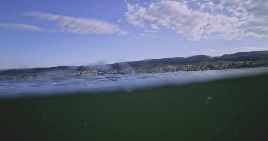 A coastal with buildings