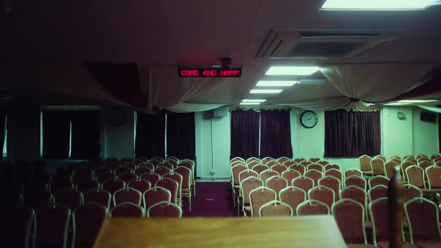 A clip of a church interior