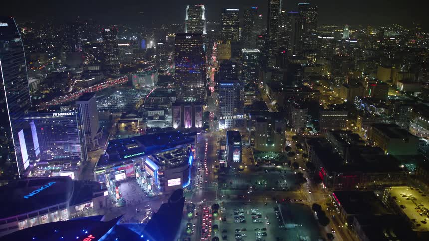 A night footage of the metropolis