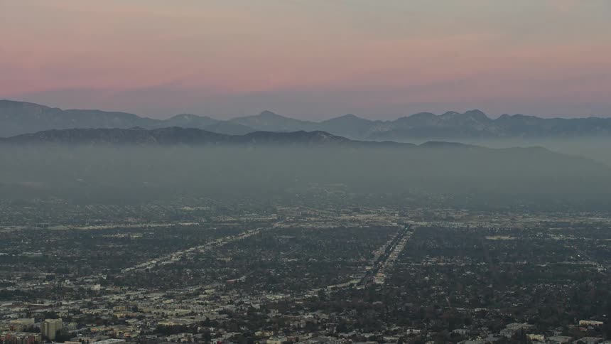 Fog is covering the mountains ahead